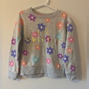 Girls floral sweater, swiftie 4